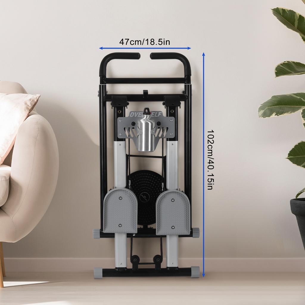 Folding Stair Stepper - Vertical Climber Machine for Full Body Cardio, Compact Home Gym Equipment