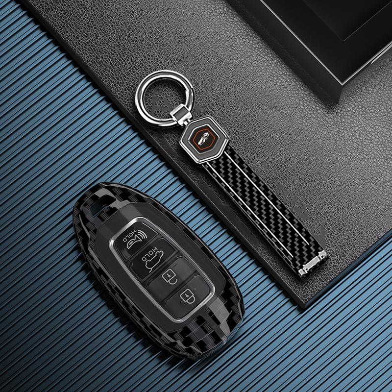 3/4/5 Buttons Car Key Case Cover Keychain for Hyundai I30 Ix35 KONA Encino Solaris Azera Grandeur Ig Accent Santa Fe Palisade