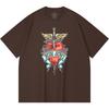 T-shirt Heavy Metal 100% Cotone 230 Gsm Stampa Band Rock Musica Popolare Unisex T-shirt Pesante in Cotone