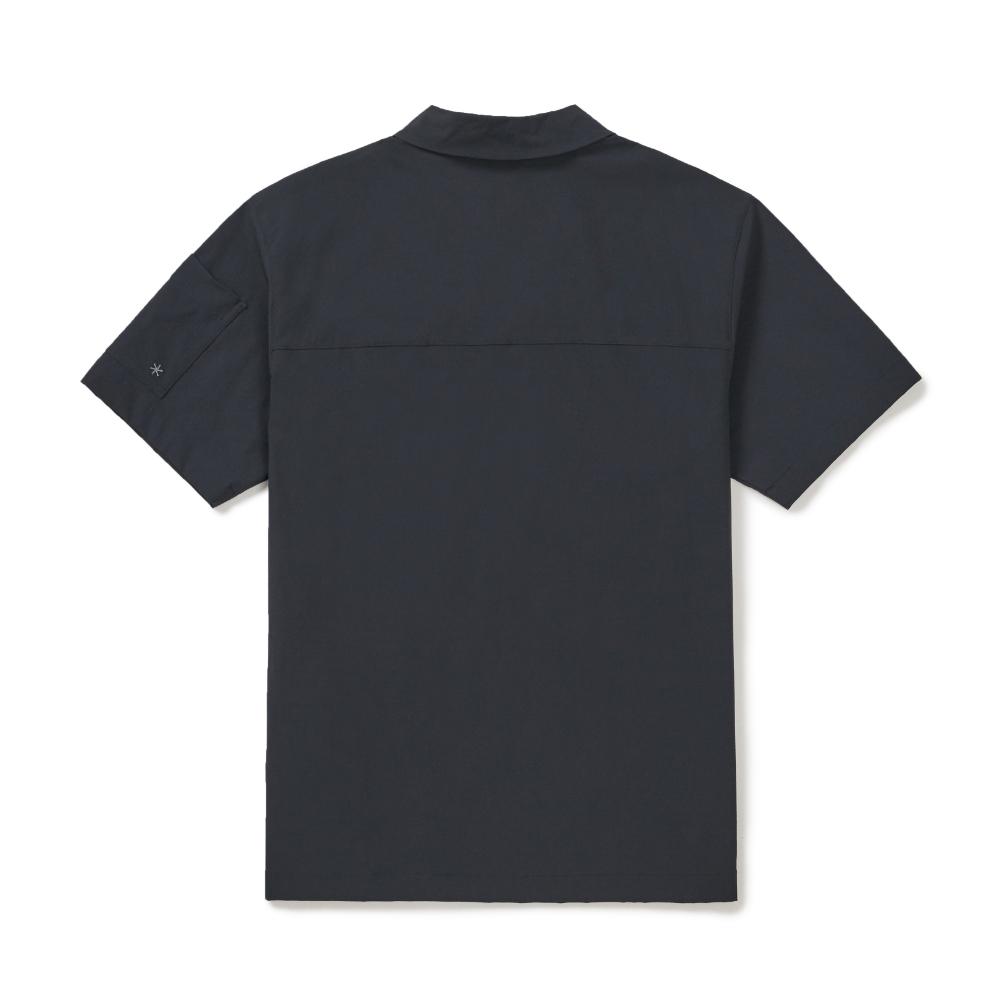 SNOWPEAK Lightweight Cordura Polo Short-sleeve T-shirt Dark Navy (S26MMPPS04)