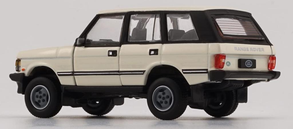 Scherer Designs BM Creations Scale Land Rover Range Rover Classic LSE 1992 White LHD Finished Model 1/64