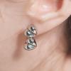 [Silver 925post] Hit Heart Earrings