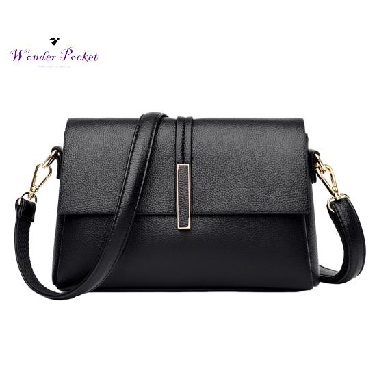 

Высококачественная женская сумка через плечо, приятная на ощупь, гладкая молния, изысканная текстура