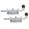 2PCS 6 Inch Spring Loaded Latch Pin Heavy Duty Latch Pin Door Lock for Tailgate Trailer Carriage Garage