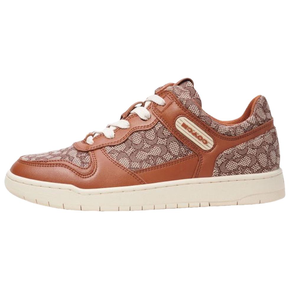 

Кеды женские низкие на шнуровке с круглым носком Coach C201, коричневые, CN309_URC 38