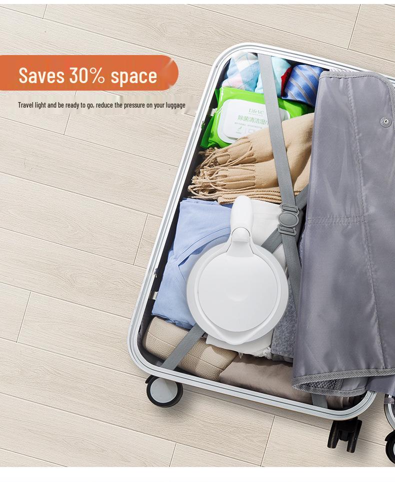 Kompakter Reise-Elektrokocher mit einstellbarer Temperatur, Warmhaltefunktion und automatischer Abschaltung