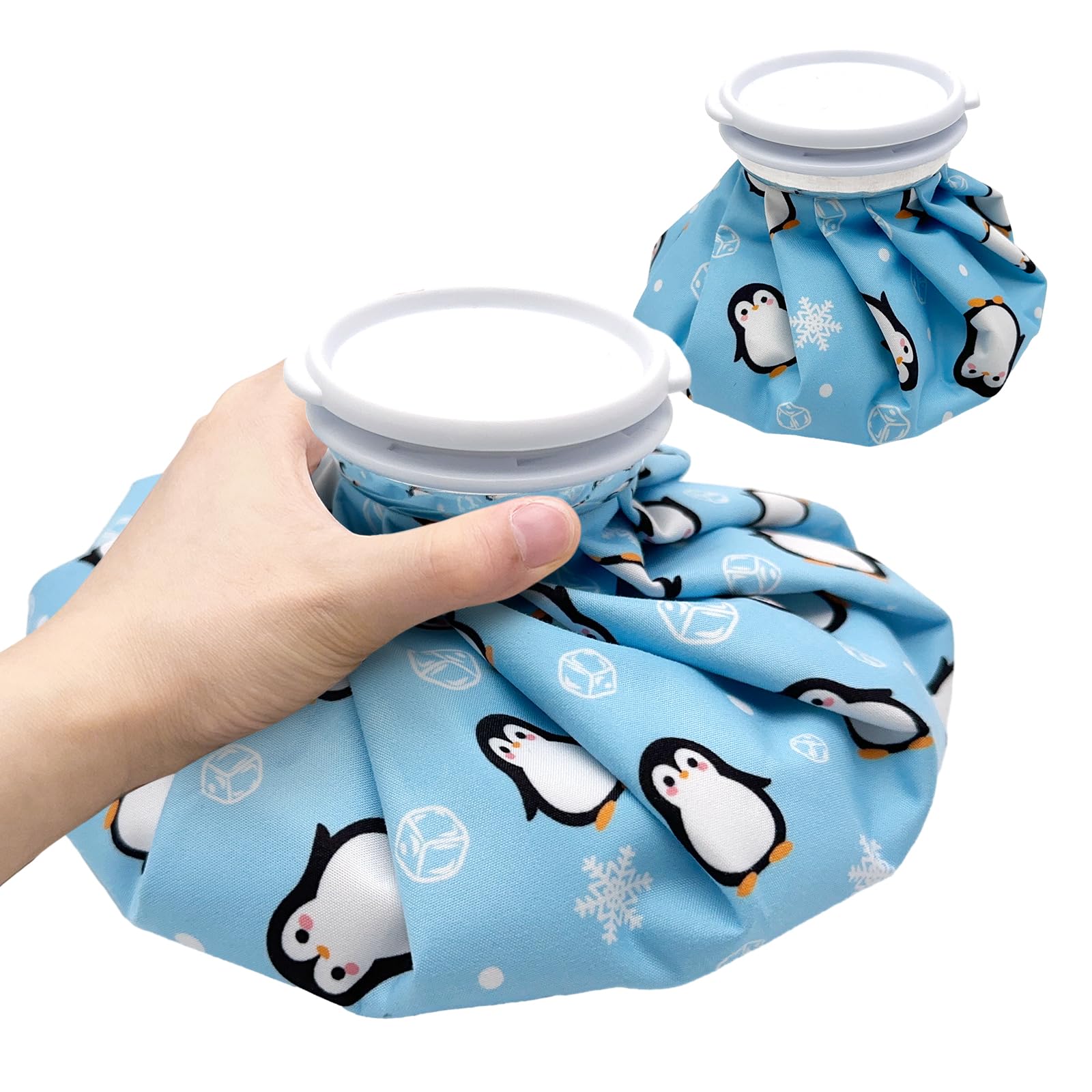 

GOKEI Лёд Лёд Пакет со льдом Охлаждение Большой Лёд для защиты от летней жары Пингвин Синий Мешок, Пакет, [Набор S+M] Мешок, Диаметр, Герметичный, Мешок, Спорт, Запястья,