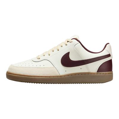 Court Vision Low Sail Burgundy Crush Herren Sneaker Creme Hell-Khaki Gummi-Dunkelbraun HV2530-101