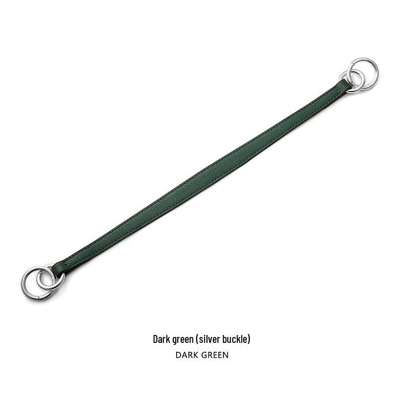 Litschi-Narben-Handtaschenriemen: Einzelschulter & Doppelring-Hardware