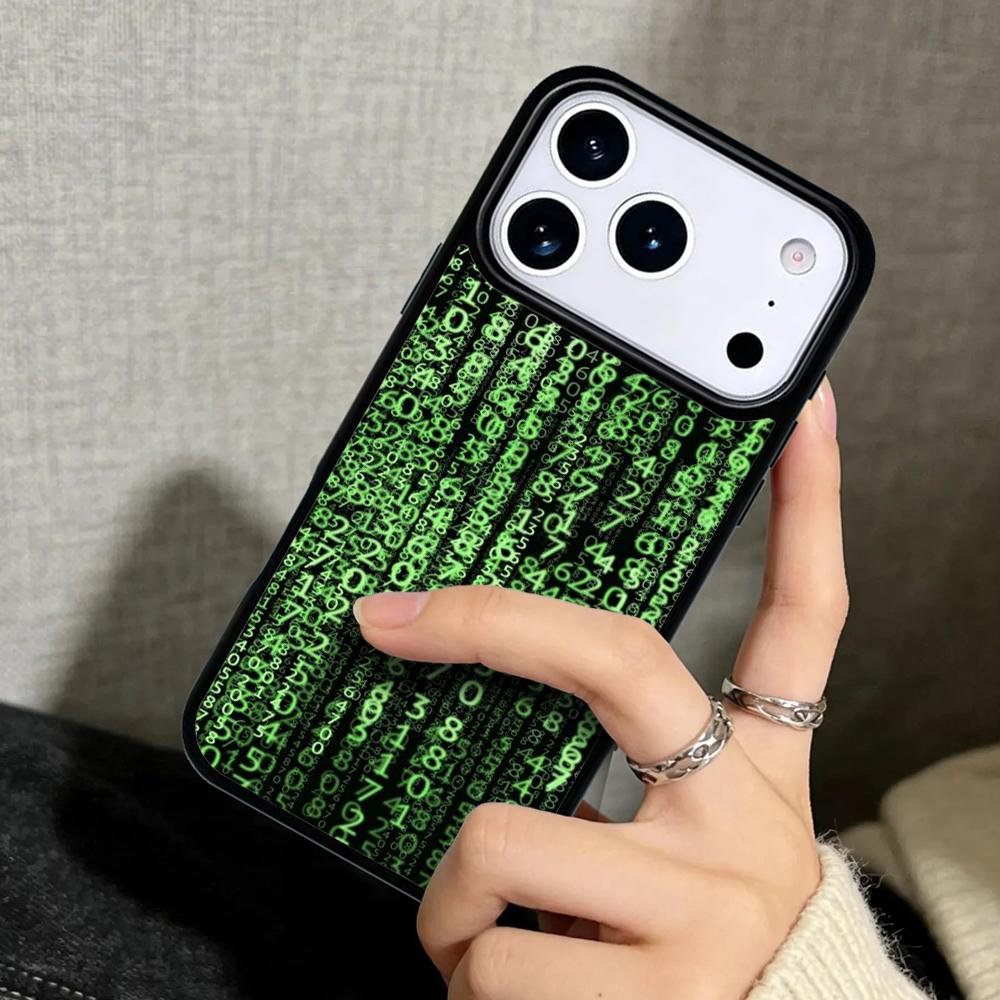 Capa Case for iPhone 17 Air 16 Pro Max 15 Plus 11 13 Mini 14 12 Back Phone Cover The Matrixs Matrix Dictionary