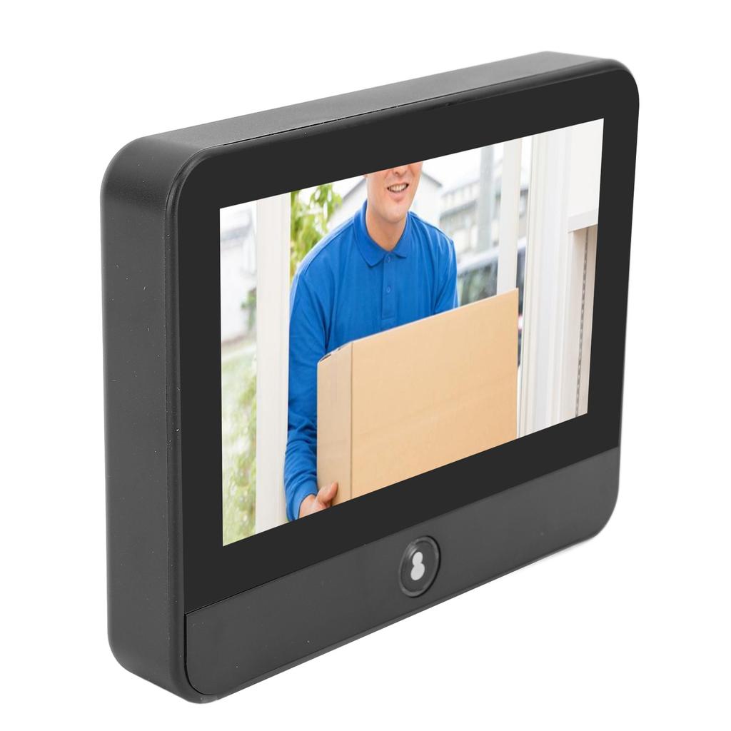 Door Viewer Camera 1080P HD Peephole Camera 4.3 Inch Display Screen WiFi Connection Electronic