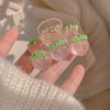 Pinza para el pelo nueva rosa melocotón vintage linda lazo tiburón pinzas para el pelo oso corazón pinza para el pelo para mujeres fiesta accesorios para la cabeza