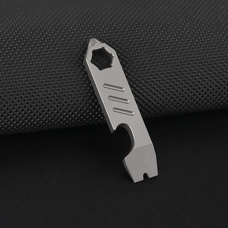 Pocket Pry Bar Titaniums Alloys Crowbars Bottles Opener Hexagon Wrenches