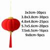 Red Color Chinese Red Lantern Plush Material Bonsai Pendant Decoration  Spring Festival