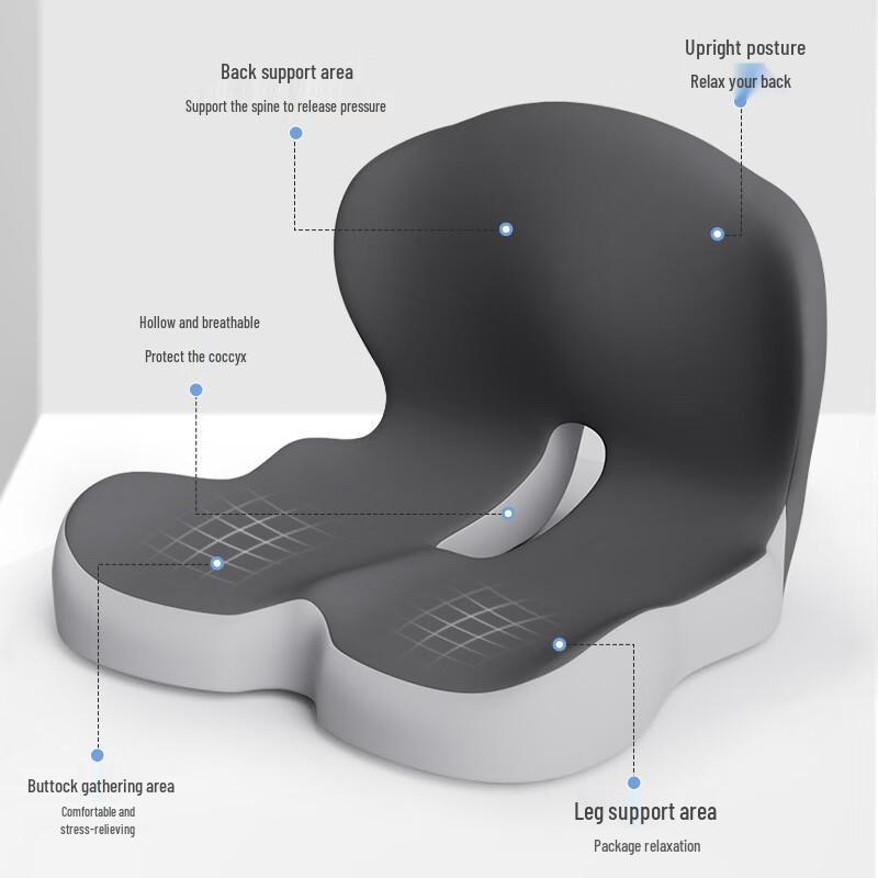 Ergonomic Lumbar Support Seat Cushion
