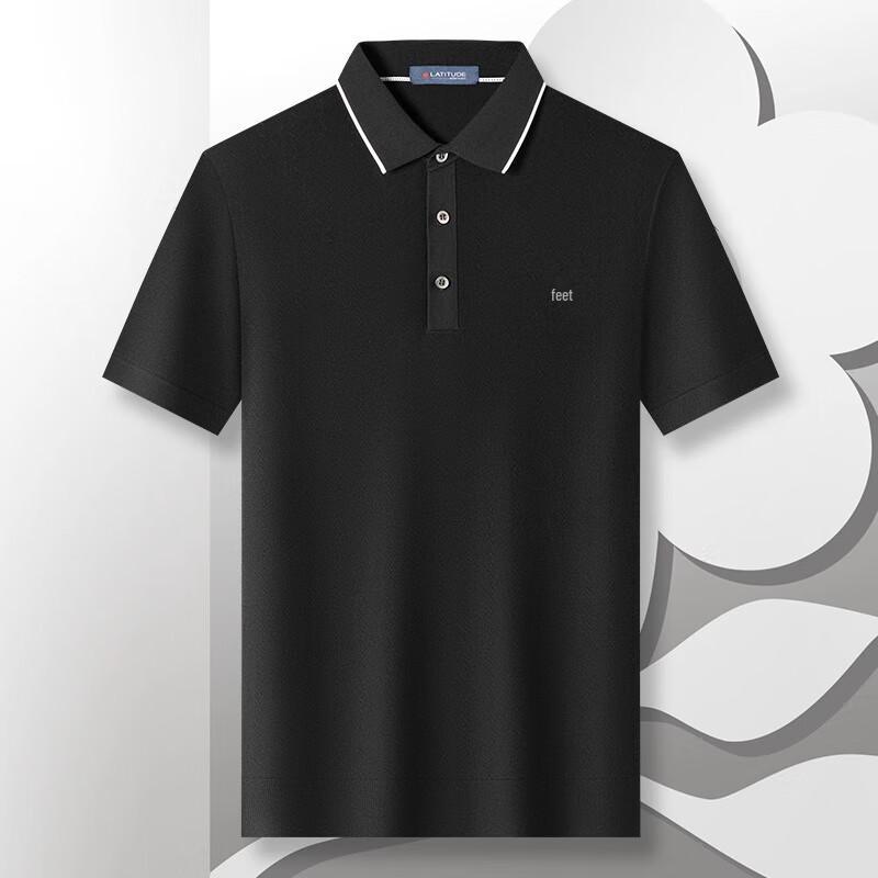 MONTAGUT Men s Knitted Short Sleeve Polo Shirt 54