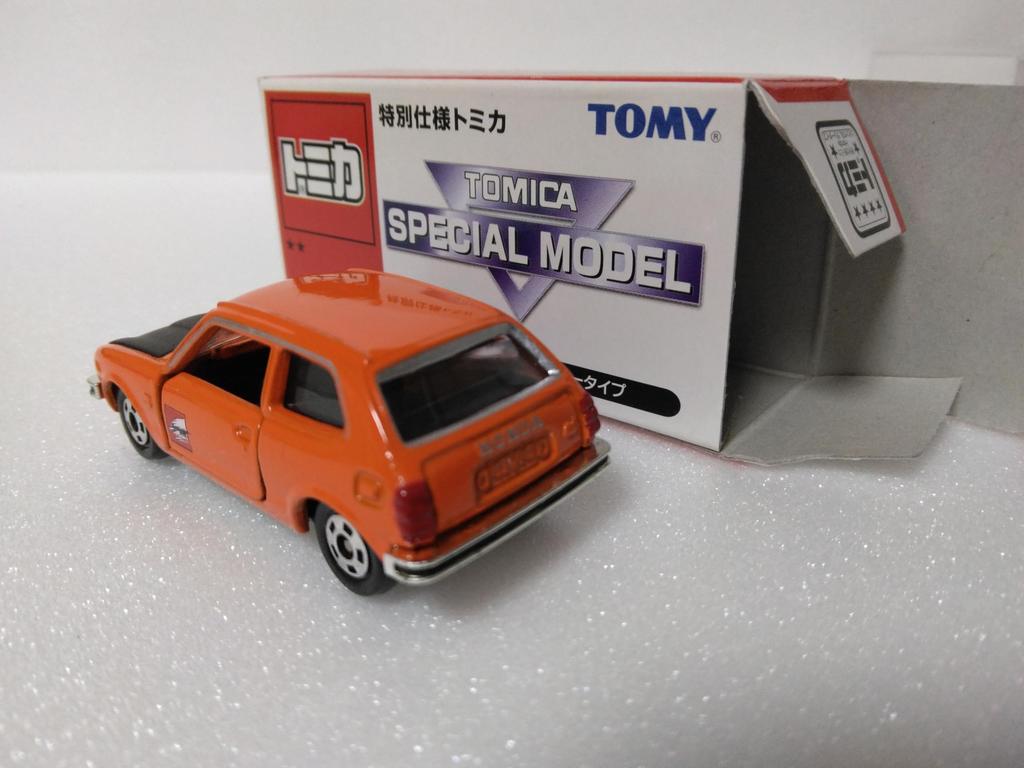 Tomica Special Model No. 23 Honda Civic GL Rally Type, Orange, Minicar
