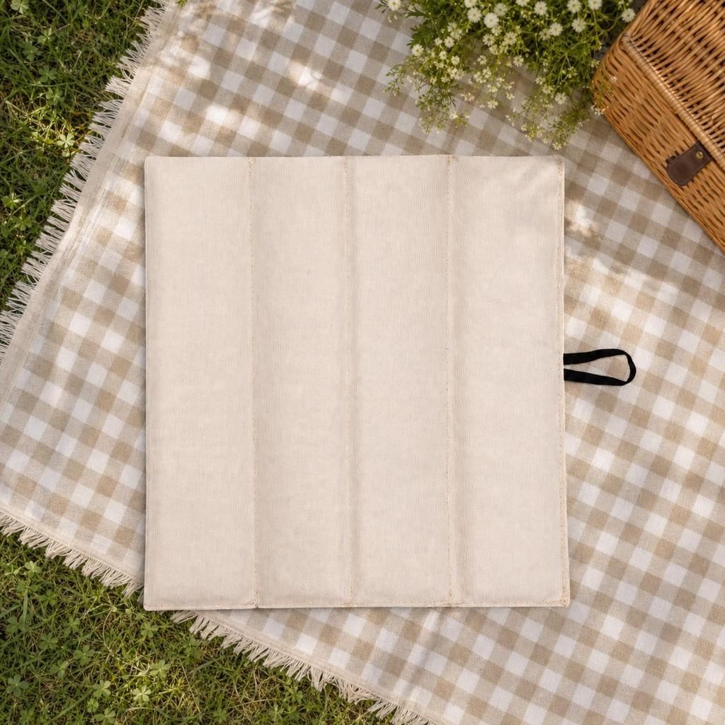 Foldable Sitting Pad with Carrying Strap Lightweight for Beach Outings, Travel