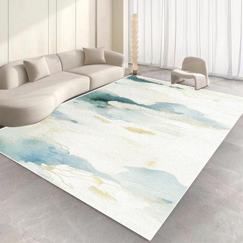 Plain Colour Abstract Carpet Living Room Decoration Easy Clean Non-slip Floor Mat Sofa Area Large Area Rug Bedroom Entrance Mats