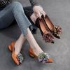 2024 Shanghai Ethnic Style Pointed-Toe Slip-On Flats for Women