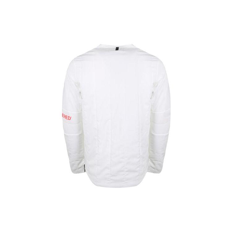 Jordan Engineered Quilted Crew Neck Logo Long Sleeve Sweatshirt Men Tops White AJ1055-100