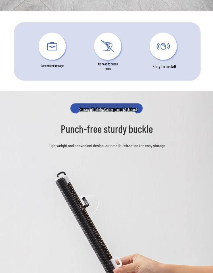 Universal Waterproof & Moisture-Proof Toilet Cover with Thickened Shower Protection