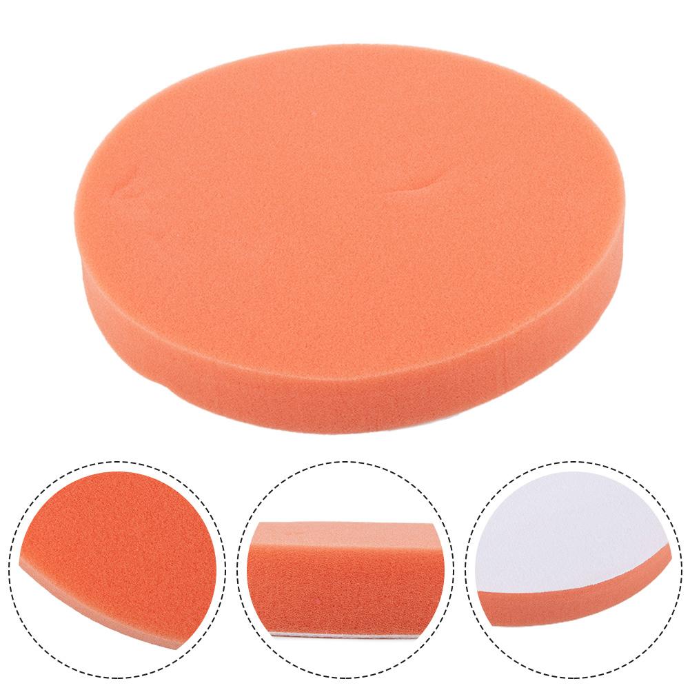 Flat Sponge Gross Polishing Buffing Pad For Car Clean Waxing Auto Paint 180mm 1X