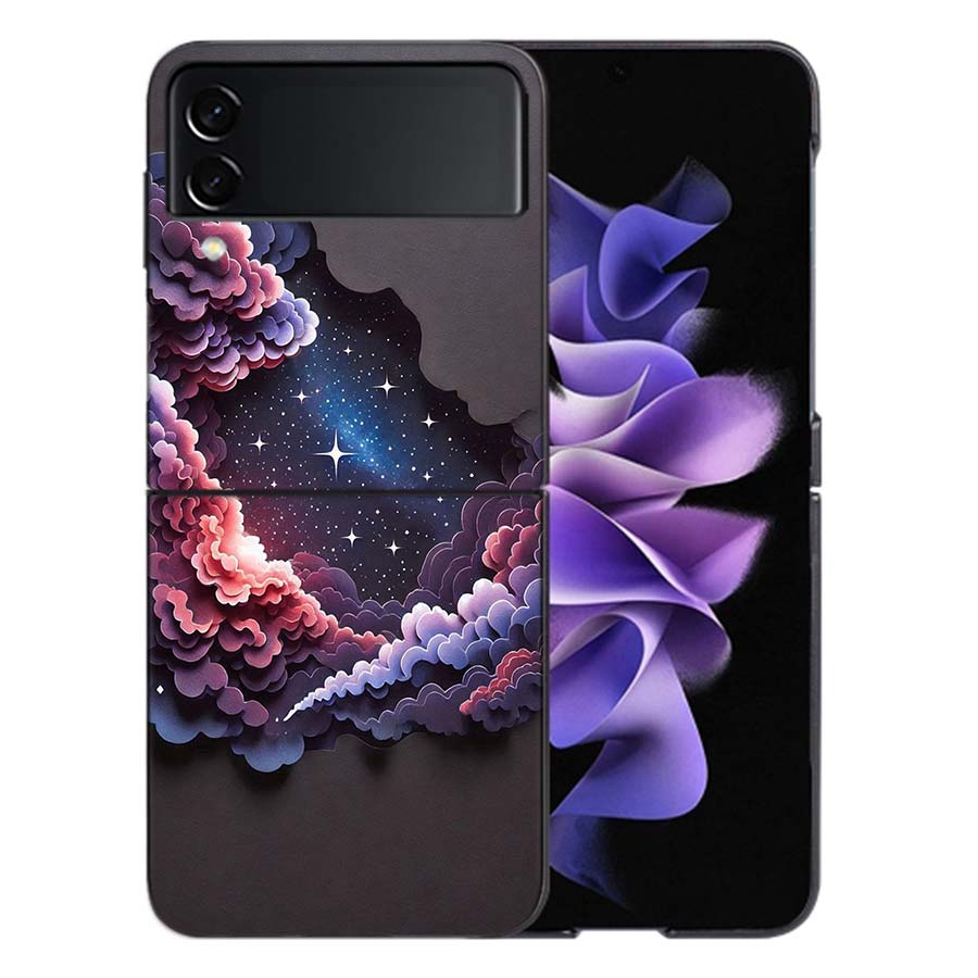 A Stunning 3D Paper Art Masterpiece Coque For Samsung Z Flip7 6 Galaxy Case Shockproof Z Flip5 Z Flip3 4 5G Hard Cover Phone TP