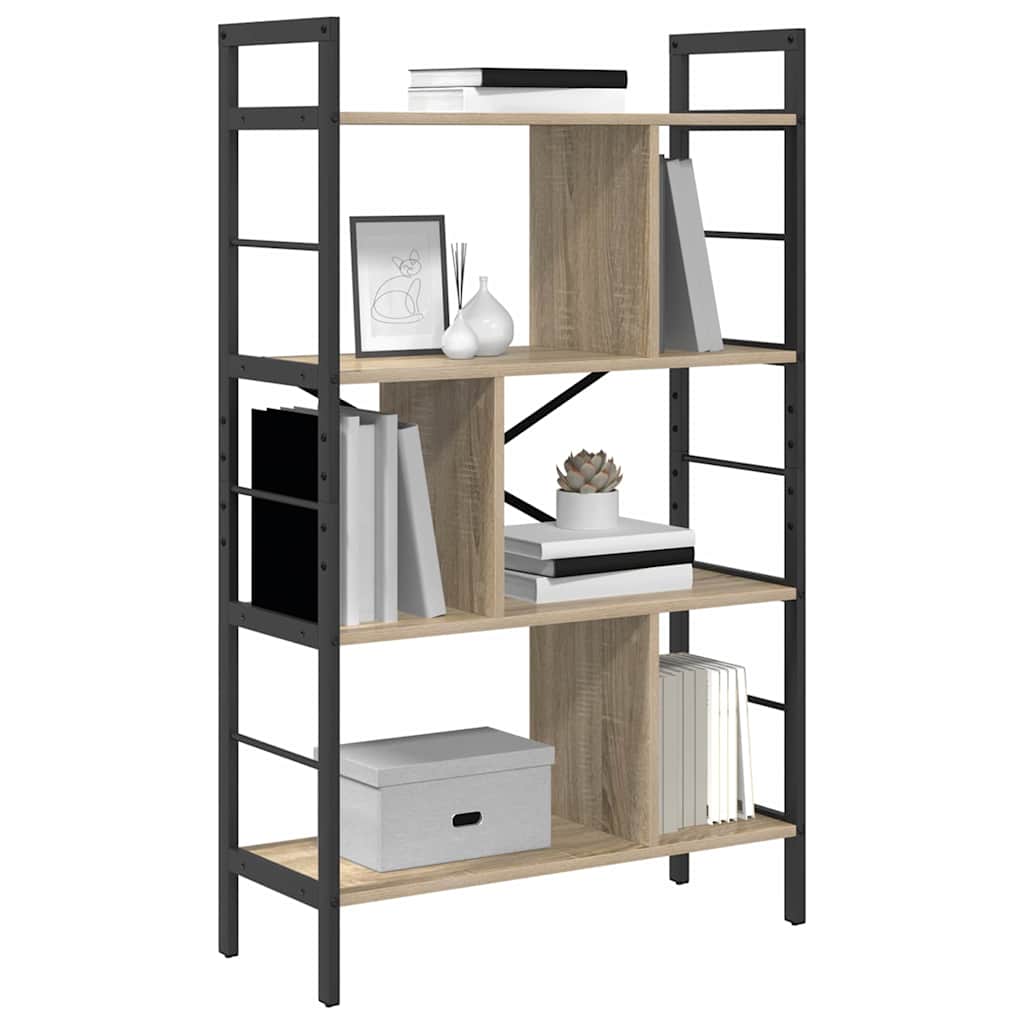 Bookshelf Sonoma Oak 75 X 30 X 123.5 Cm Particleboard