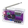 FM Radio Module DIY Kit with Clear Display and Custom Audio Settings