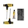 Car & Motorcycle Vacuum Tire Repair Kit with Rubber Strips & Quick Glue