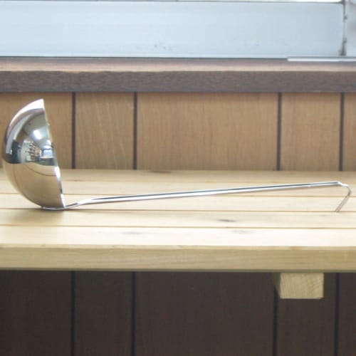 Nagao Soup Ladle, 360cc, SUS304 Stainless Steel, Commercial Use, Made In Japan, 50360