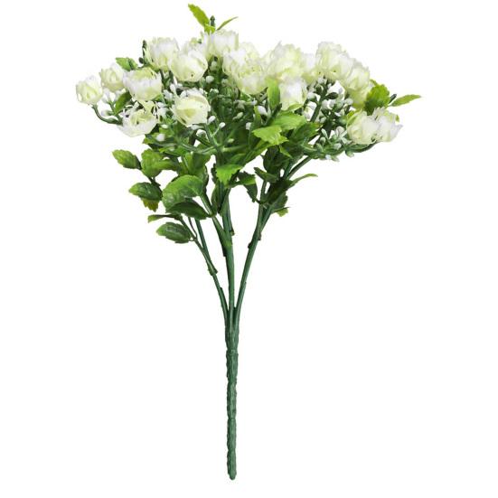 

1 букет искусственных цветов, реалистичные, не увядающие, устойчивые к ультрафиолетовому излучению, красивые стильные цветы с визуальной имитацией для сада 1