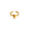 Anello da donna alla moda in 1 pezzo Anello da donna Anello in metallo Anello lucido Anello in metallo Regalo per le vacanze