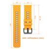 22mm Sports Silicone Band for Amazfit Bip 6 5 Smart Watch Strap for Amazfit BALANCE 2/Stratos 3 2S 2/GTR 2 4 3pro Wrist Bracelet
