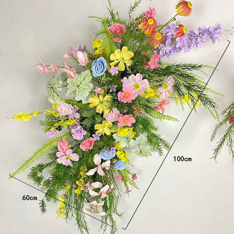 Monet Garden Mori Style Artificial Flower Row for Weddings and Displays