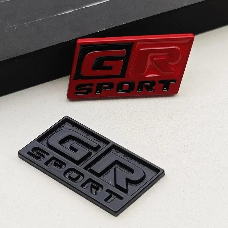 3D Metal GR Sport Logo Steering Wheel Badge Lnterior Sticker Decoration Emblem For Toyota RAV4 Camry Corolla Prado Land Cruiser