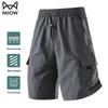 MiiOW Men's Lightweight Breathable Techwear Cargo Shorts