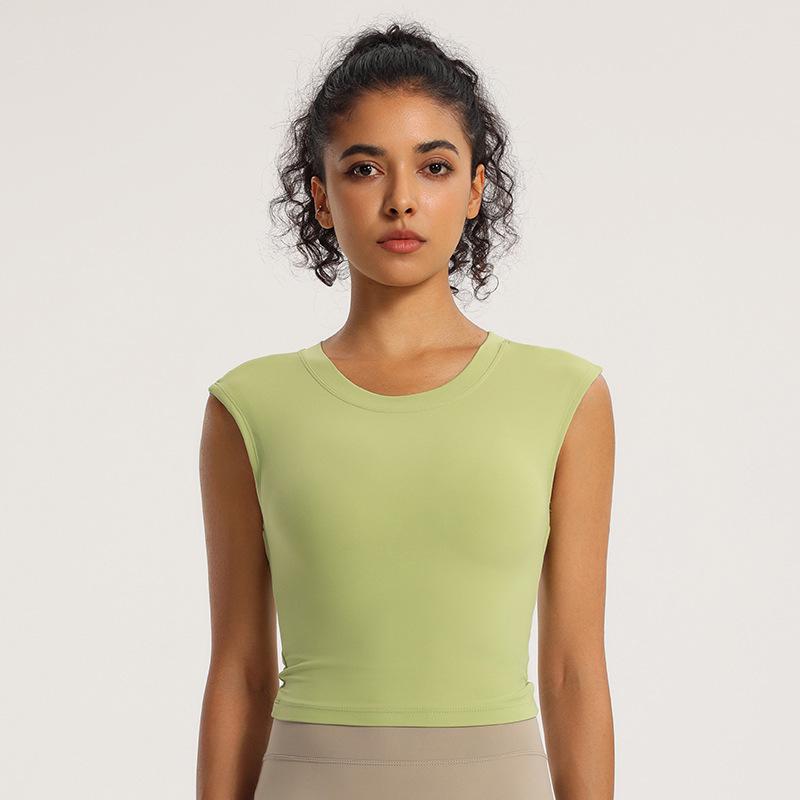 Women s Elastic Sports Tank: Quick-Dry Backless Yoga Top