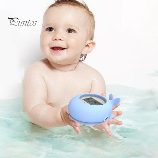 Kids Bath Thermometer Cartoon Duck/Crab/Whale/Octopus Shape Water Temperature Measuring Tool Precise Measurement Waterproof Thermometer Shower