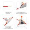 50PCS Wire Connectors Mini T Rail Fast Universal Compact Conductor Wiring Cable Electrical Connector Push-in Butt Terminal Block