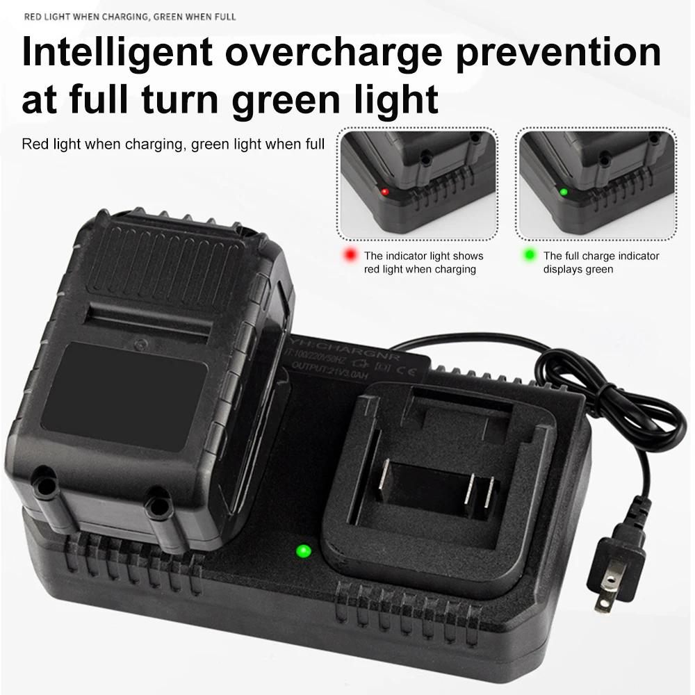 12.6V 2A/18V 21V 1.8A 2A Lithium Battery Charger for Makita Electric Drill Polishing Machine Lawn Mower Washer Battery Adapter