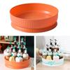 360° Rotating Round Spice Storage Rack Turntable Sundries Organizer Seasoning Can Bottle