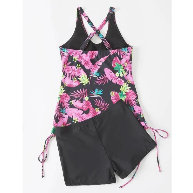 Summer 2026 Swimsuits Closed Tankini Sets Female Swimwear Push Up Beach Wear Two Piece Bathing Suits Pool Women's Swimming Suit