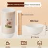 Eco-Friendly Rice Husk Disposable Bowl Set