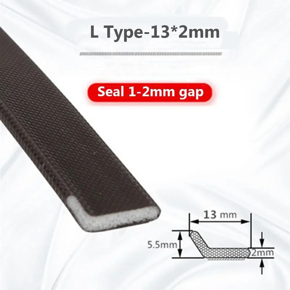 DIY 5M Door Window Sealing Strip Soundproof Self-Adhesive Draught Excluder PU Foam Weather Stripping Door Seal Gap Filler