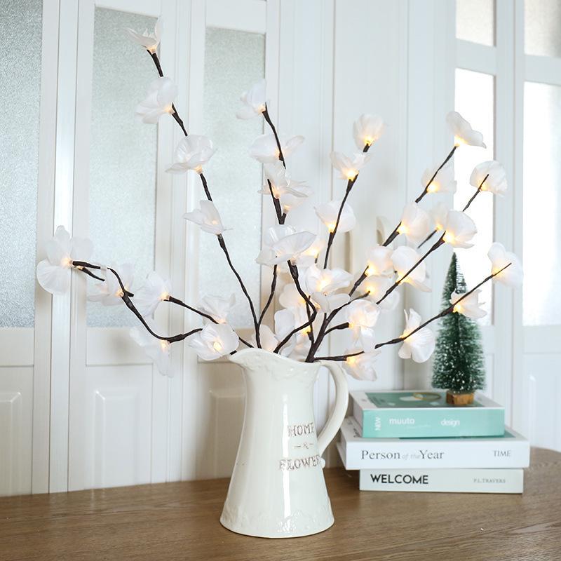 Phalaenopsis LED Branch Lights for Bedroom & Holiday Decor – Creative String Lights