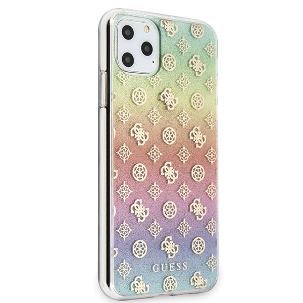 Guess Guhcn65Peoml Iphone 11 Pro Maxmulticolor Hard Case Iridescent 4G Peony