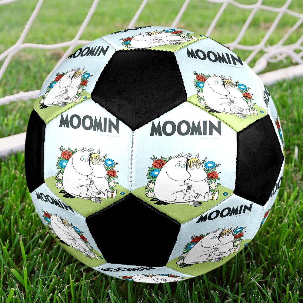 Moomin Theme Size 5 Soccer Ball, Suitable for Both Indoor and Outdoor Matches, a Gift Suitable for Everyone.