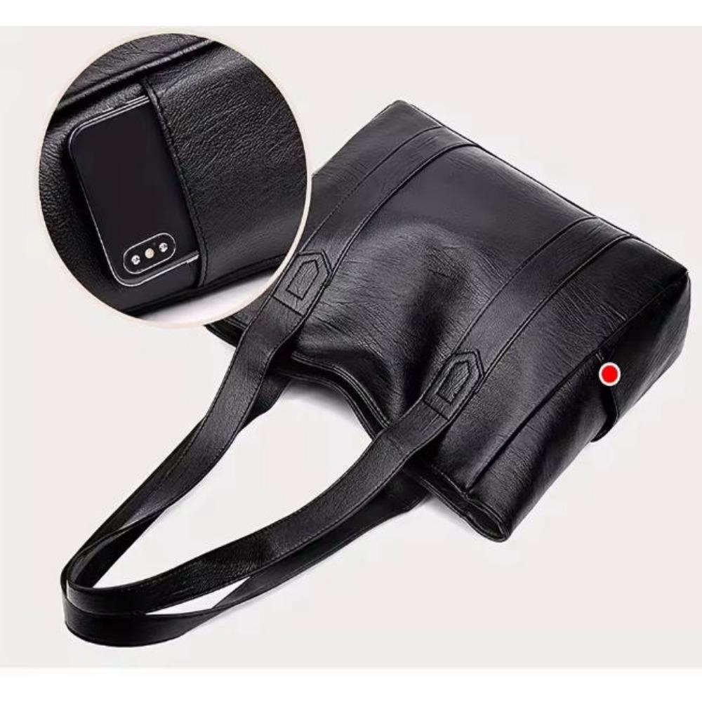 Vintage Large Capacity Tote Bag,Retro Vegan Shoulder Bag,Women's Casual Handbag